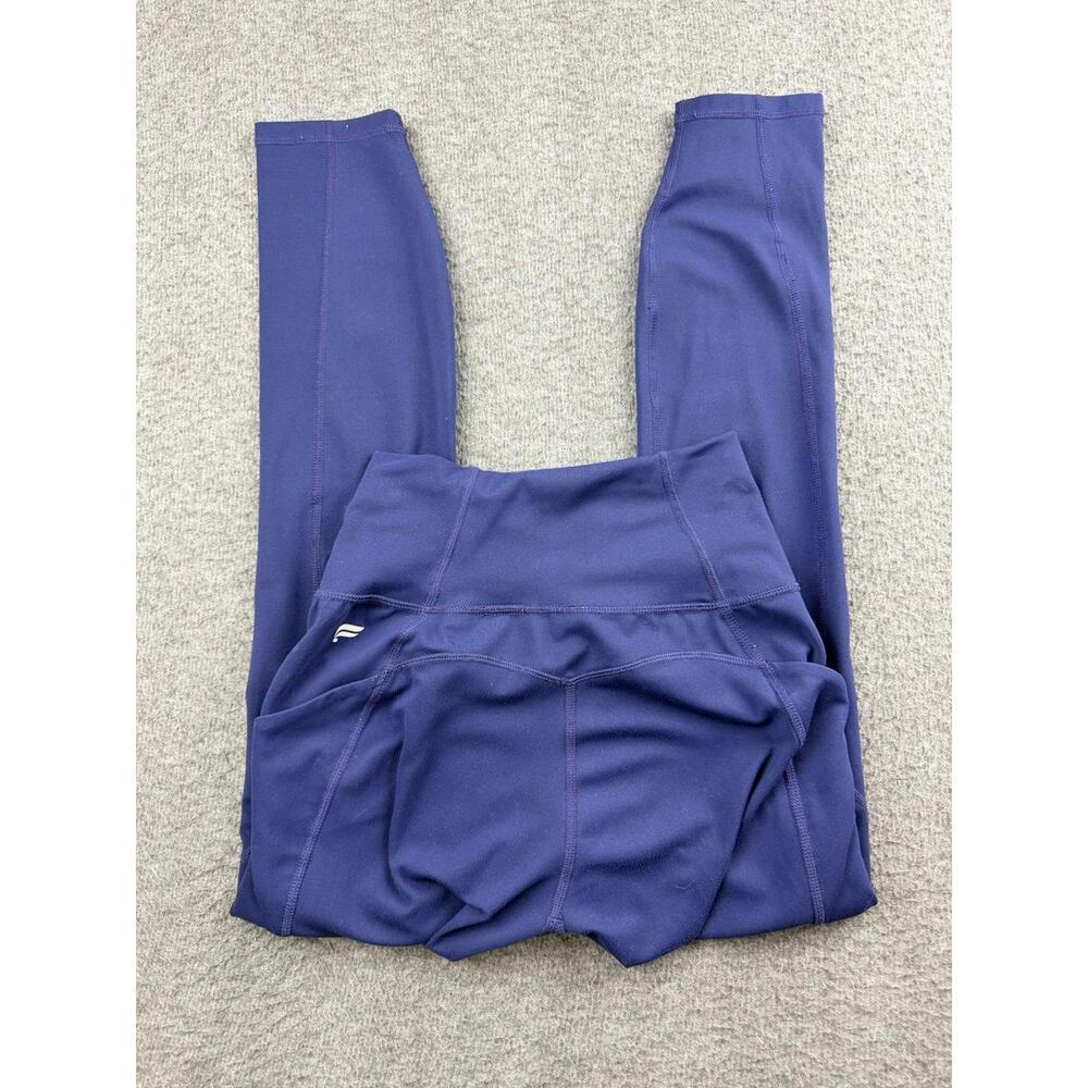 Fabletics Yoga High Waisted Leggings Women's S Small Blue with Pockets